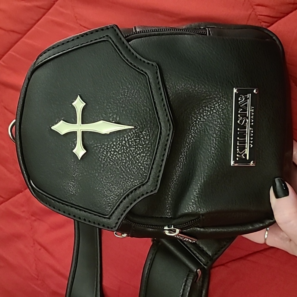 Killstar mini crossbody backpack